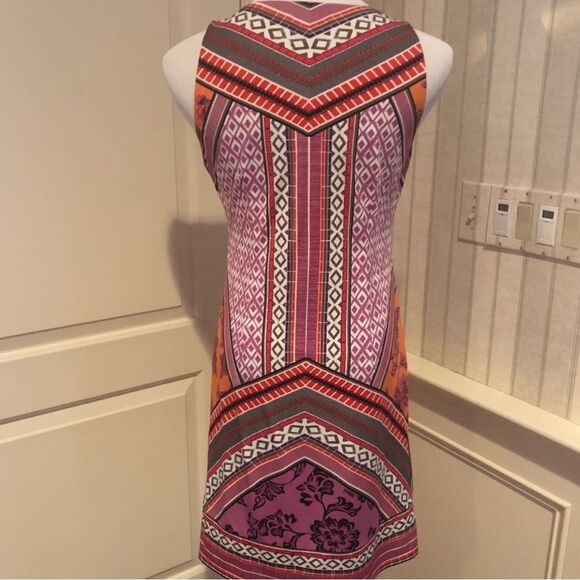 Hale Bob orange and pink sleeveless dress NWT - Picture 4 of 12